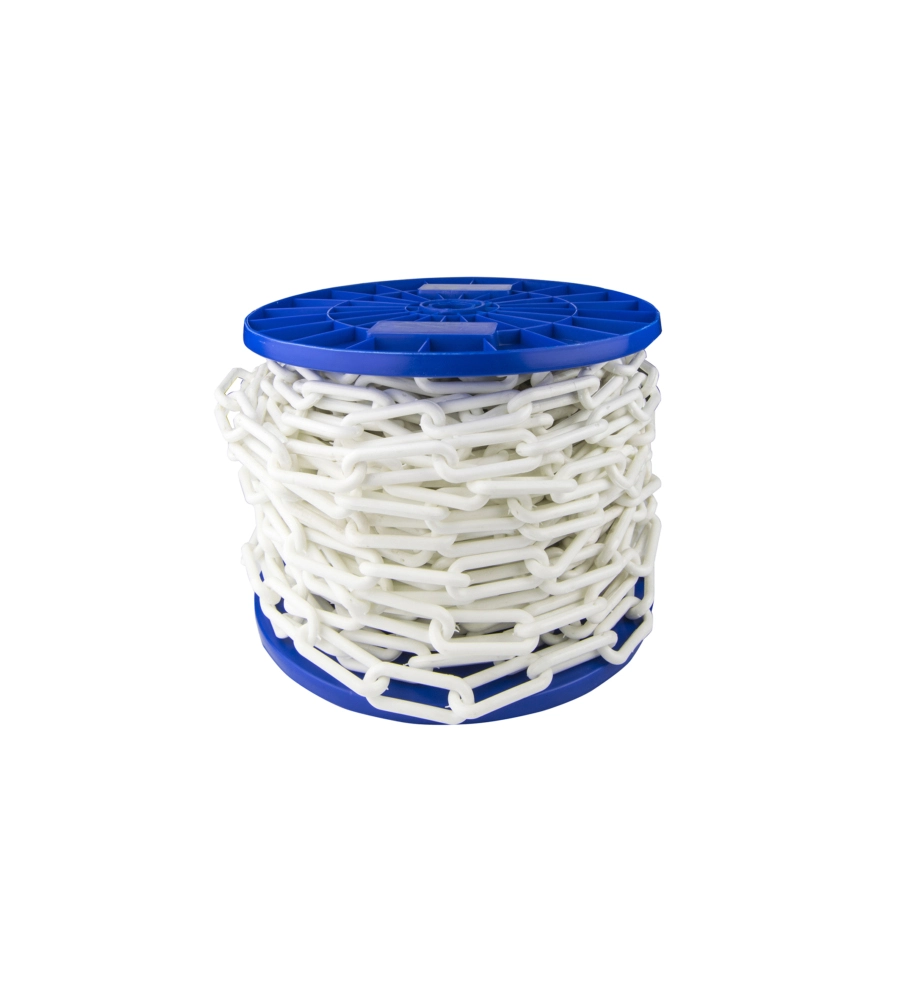 CATENA IN PLASTICA Ø 6 MM. BIANCO 20 MT.