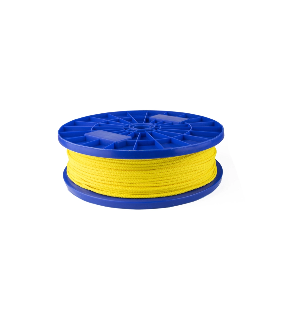 TRECCIA PER VENEZIANA IN POLIPROPILENE Ø 3 MM. GIALLO 250 MT.