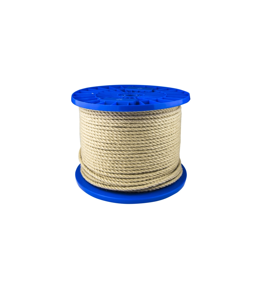 CORDA IN POLIPROPILENE COLOR CANAPA Ø 6 MM. 120 MT.