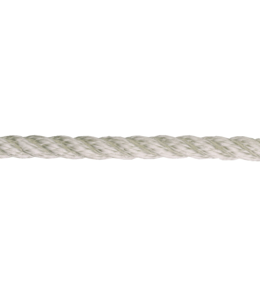 CORDA IN POLIPROPILENE PER ORMEGGIO Ø 12 MM. BIANCO 30 MT.