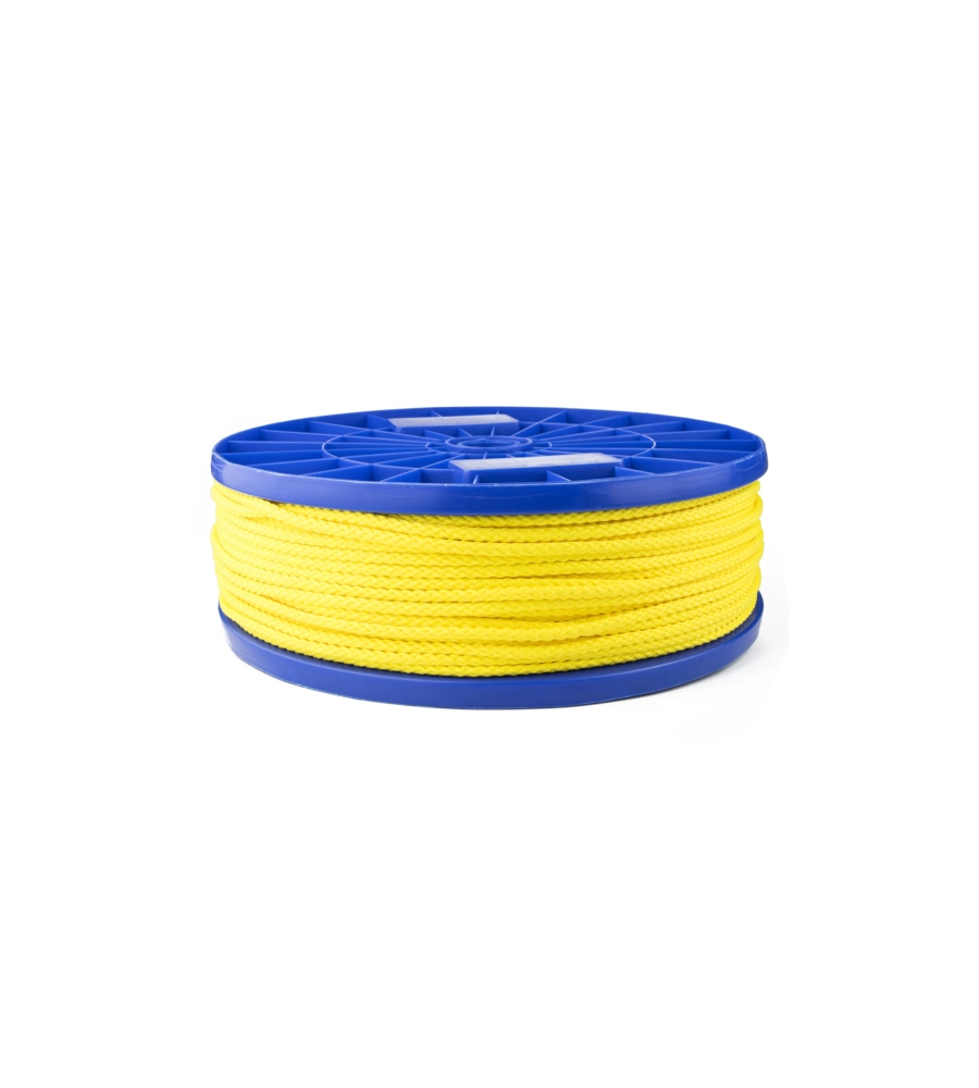 CORDA IN POLIPROPILENE Ø 4 MM. GIALLO 120 MT.