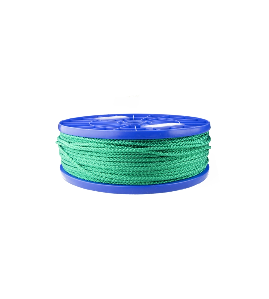 CORDA IN POLIPROPILENE Ø 4 MM. VERDE 120 MT.