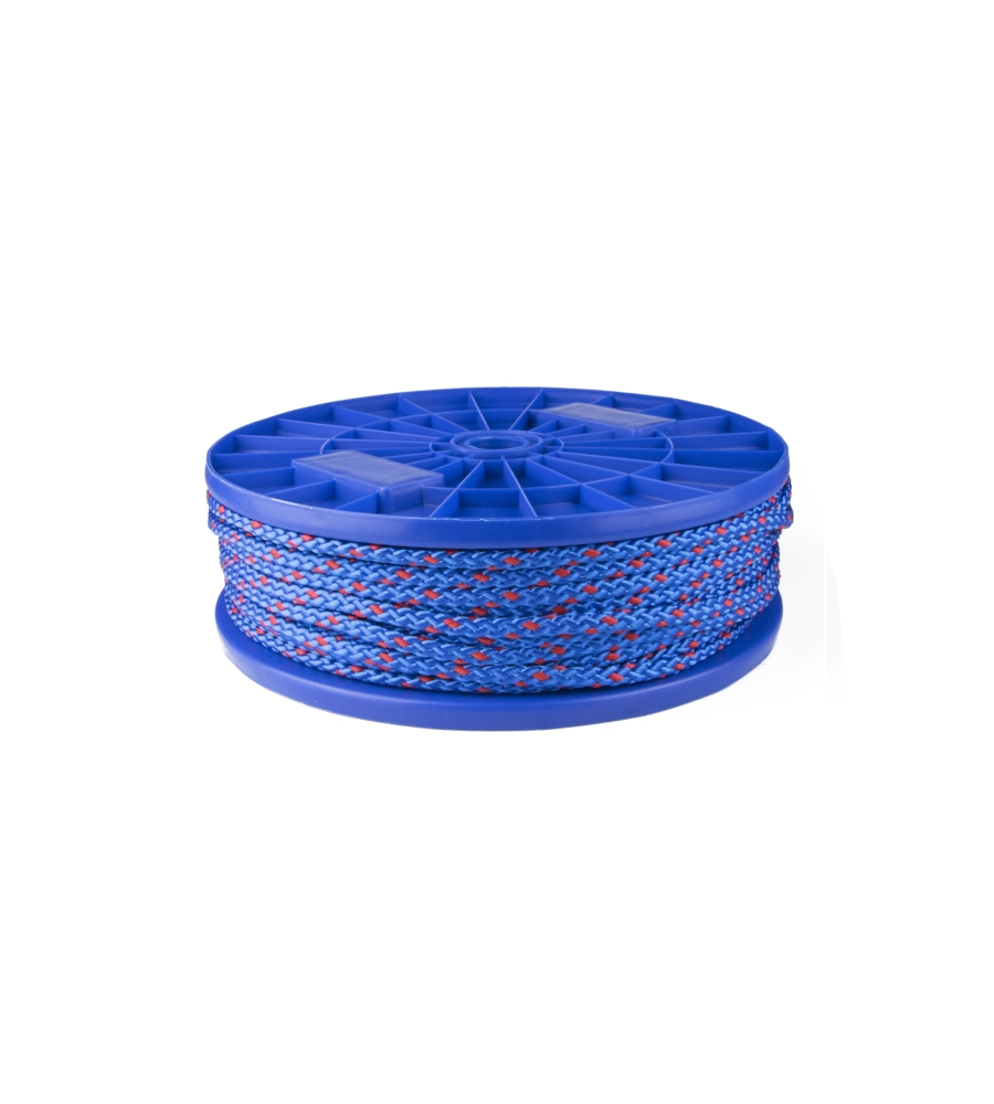 CORDA IN POLIPROPILENE Ø 6 MM. BLU-ROSSO 60 MT.