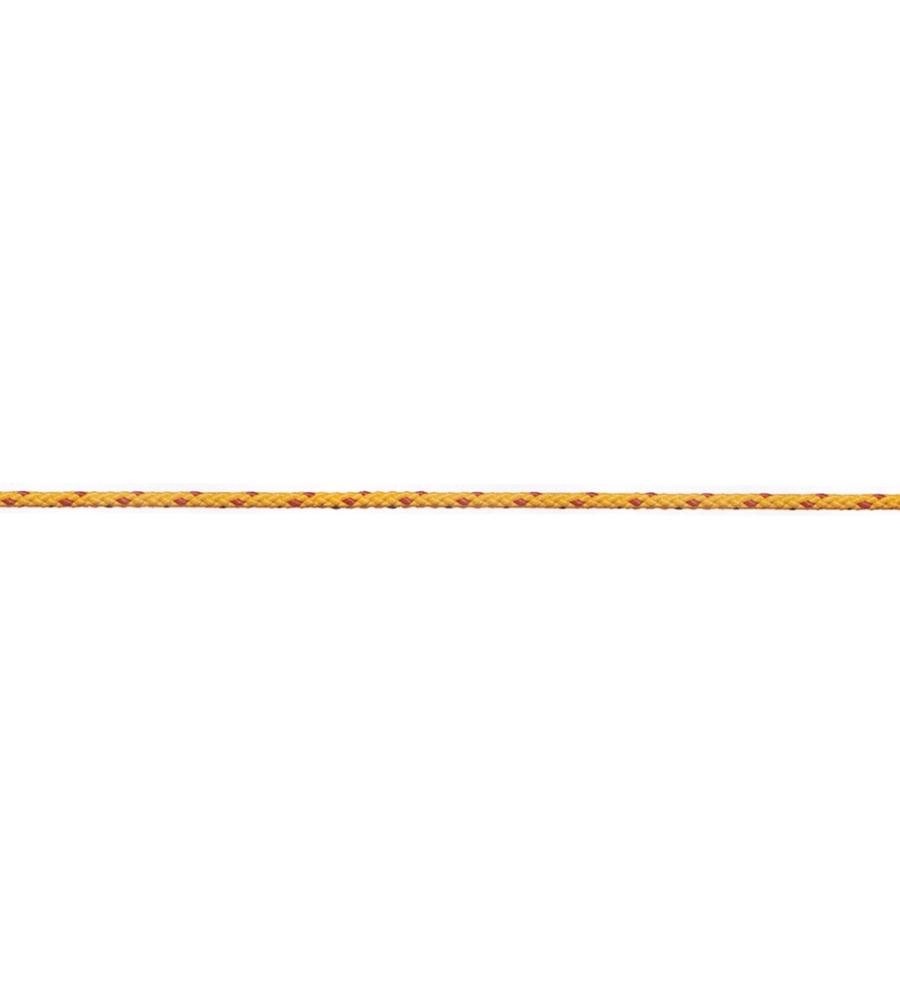 CORDA IN POLIPROPILENE Ø 6 MM. GIALLO-ROSSO 60 MT.