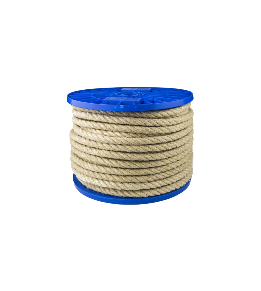 CORDA IN POLIPROPILENE COLOR CANAPA Ø 12 MM. 40 MT.