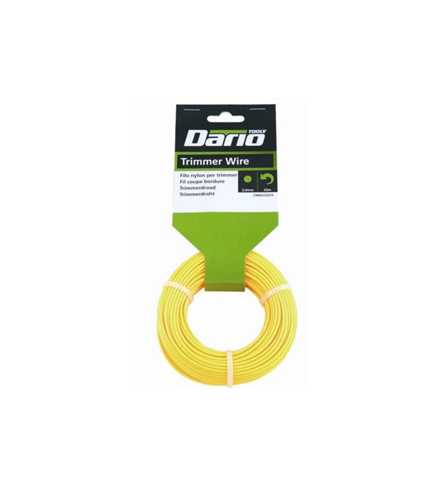 FILO PER DECESPUGLIATORE NYLON Ø 2,0 MM X 25 MT.