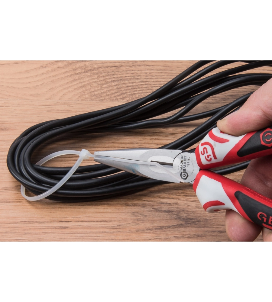 PINZA BECCHI SEMITONDI DRITTI 3K 160 MM.