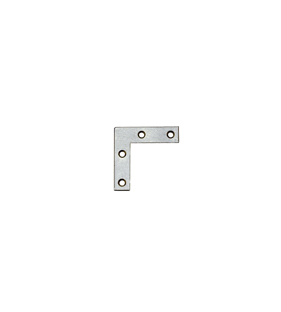 LASTRINE ANGOLARI DI RINFORZO 30 X 30 MM. - ZINCATE - 10 PZ.