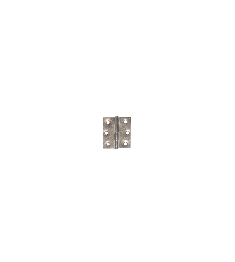 CERNIERE SPINA FISSA 40 X 50 MM. - ZINCATE - 4 PZ.