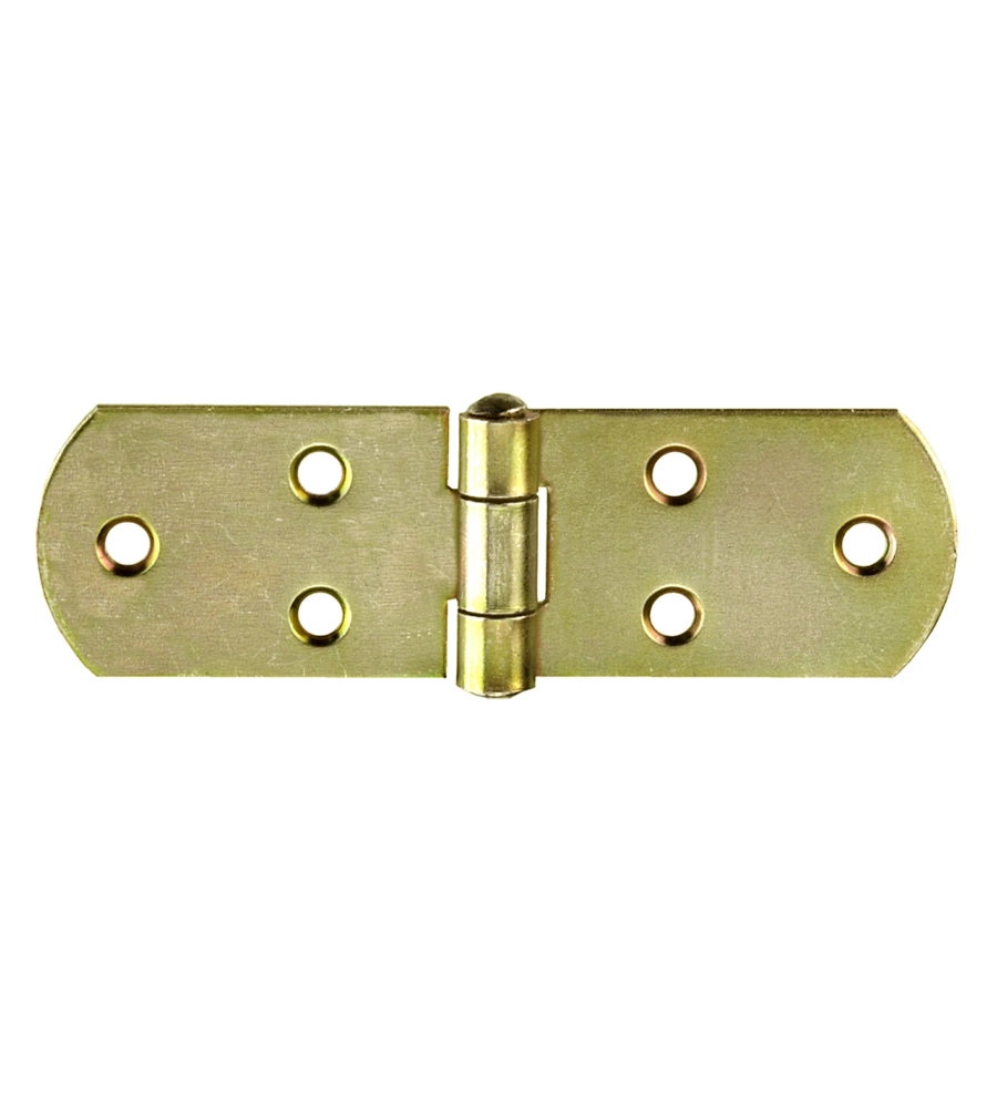 CERNIERE A BISCOTTO 250 X 38 MM. - ZINCATE GIALLO - 1 PZ.