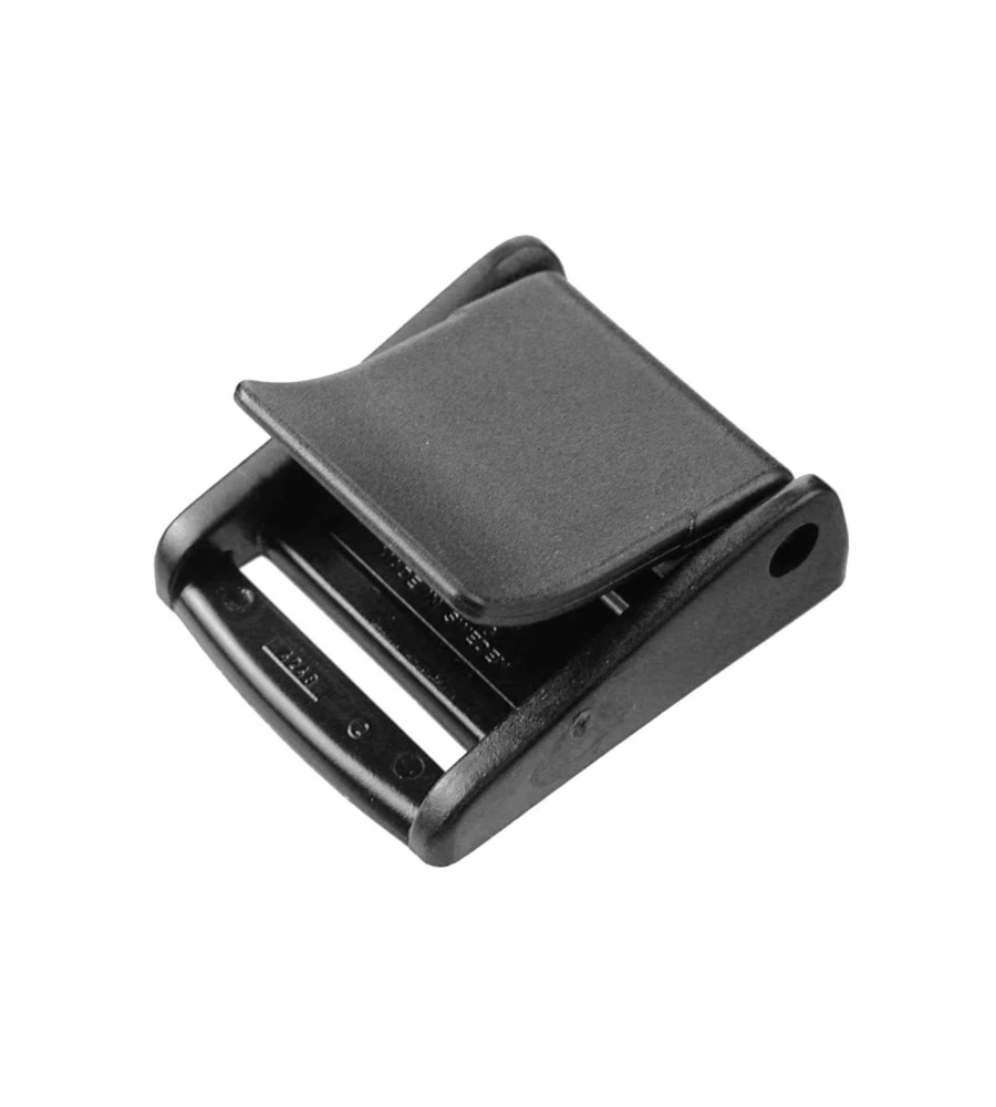 FERMO DI BLOCCAGGIO IN NYLON NERO PER CINGHIE DA 40 MM.
