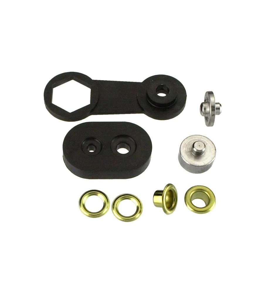OCCHIOLI OTTONE 6,0 MM. - OTTONE - 40 PZ.