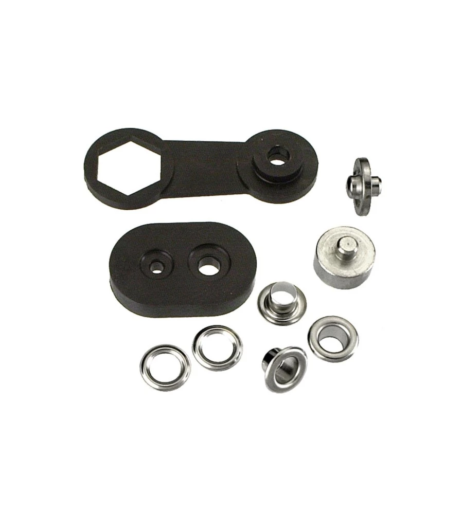 OCCHIOLI OTTONE NICHELATO 11,5 MM. - OTTONE NICHELATO - 15 PZ.