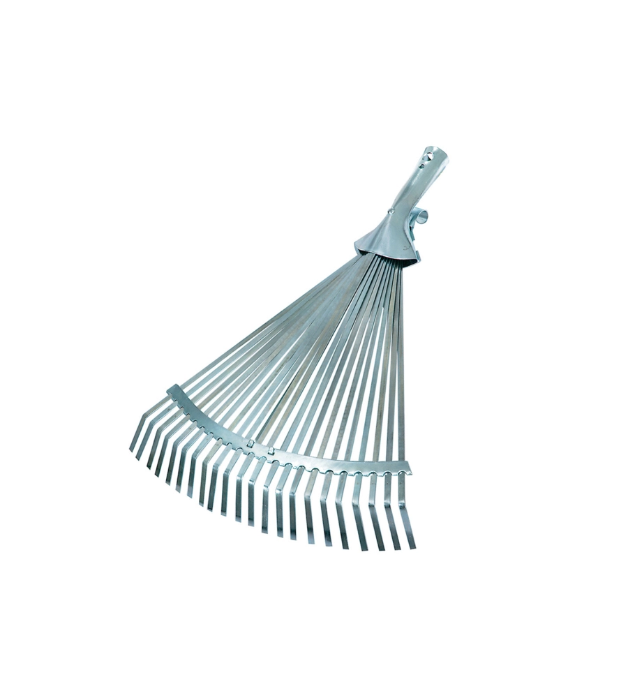 SCOPA PER FOGLIE REGOLABILE ZINCATA
