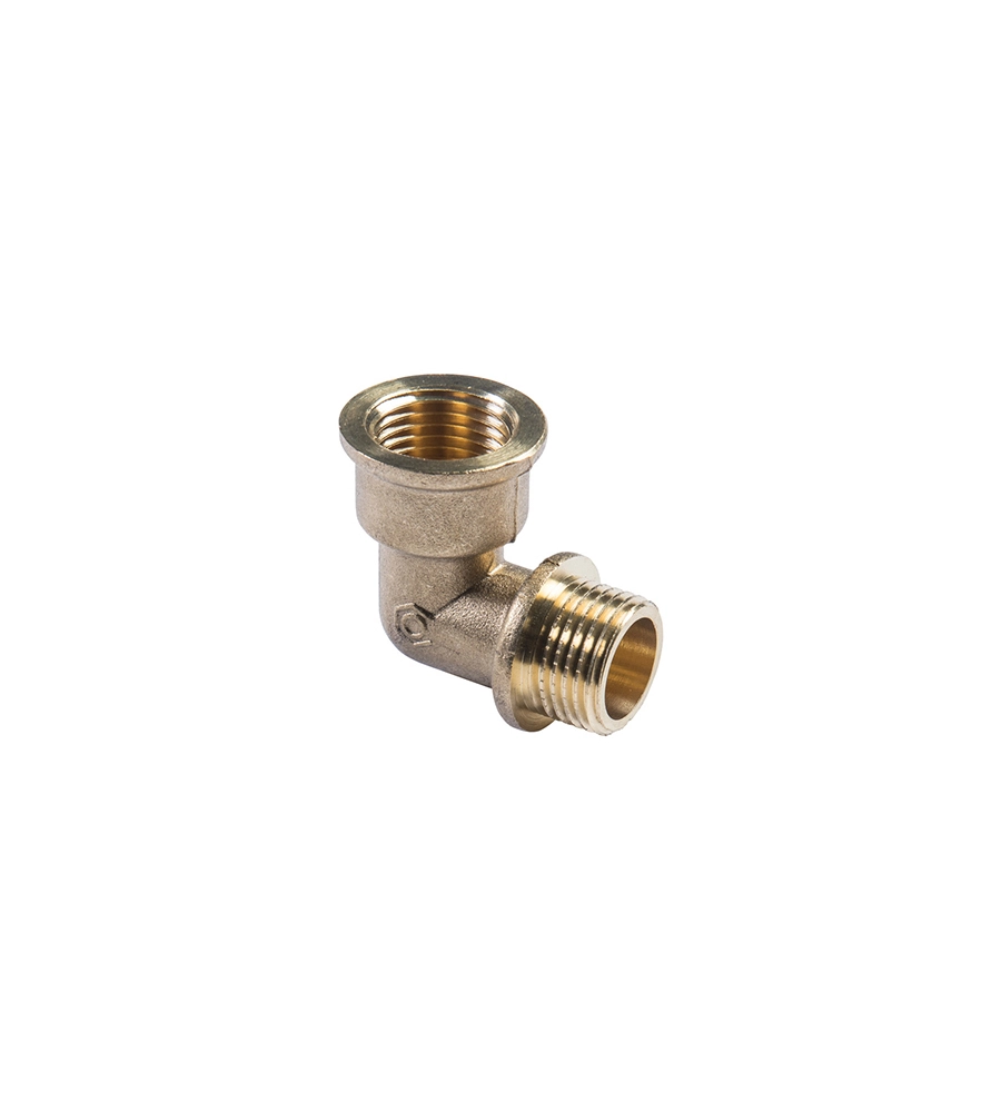 RACCORDO A GOMITO IN OTTONE 1" MASCHIO/FEMMINA
