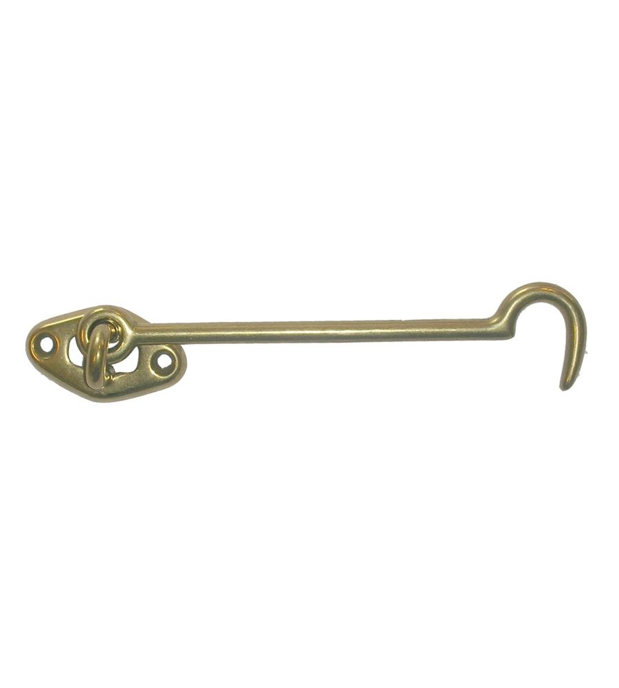 GANCIO PER FINESTRA 80 MM. - OTTONATO - 2 PZ.