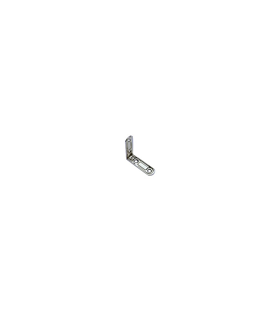 LASTRINE AD ANGOLO INOX 31 X 31 X 15 MM. - 2 PZ.