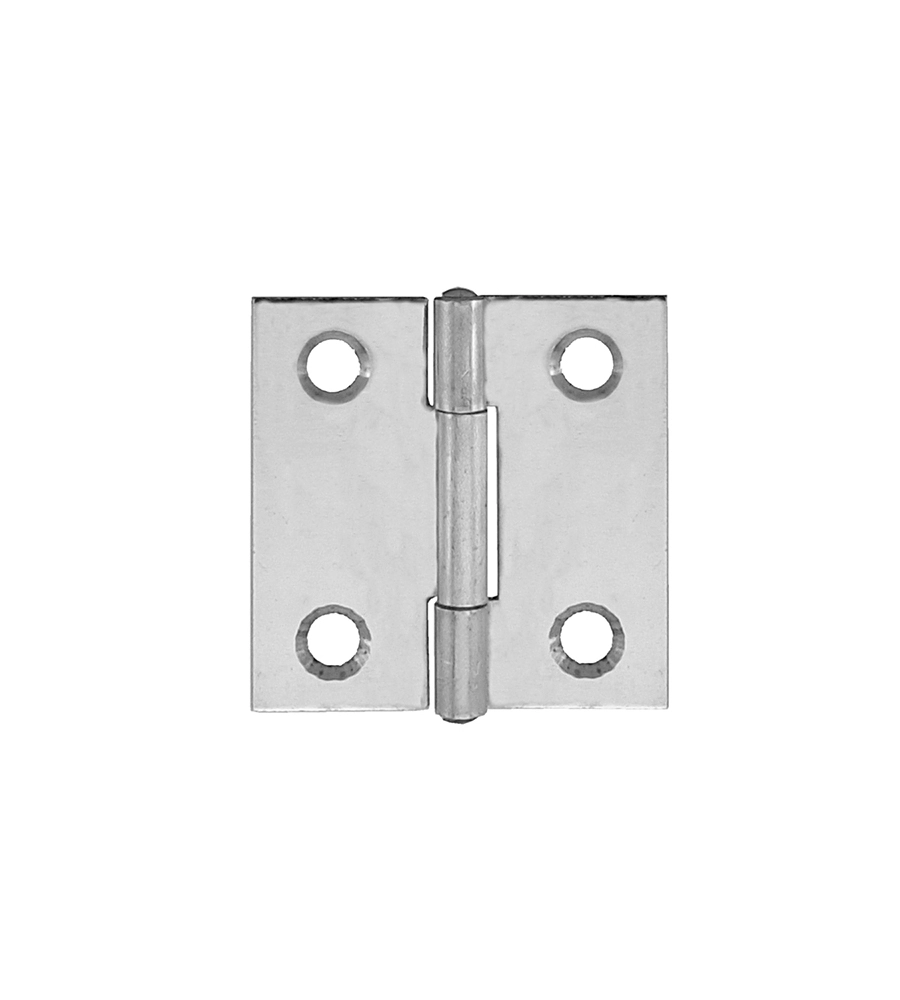 CERNIERE PIANE STRETTE INOX 80 X 45 MM. - 2 PZ.
