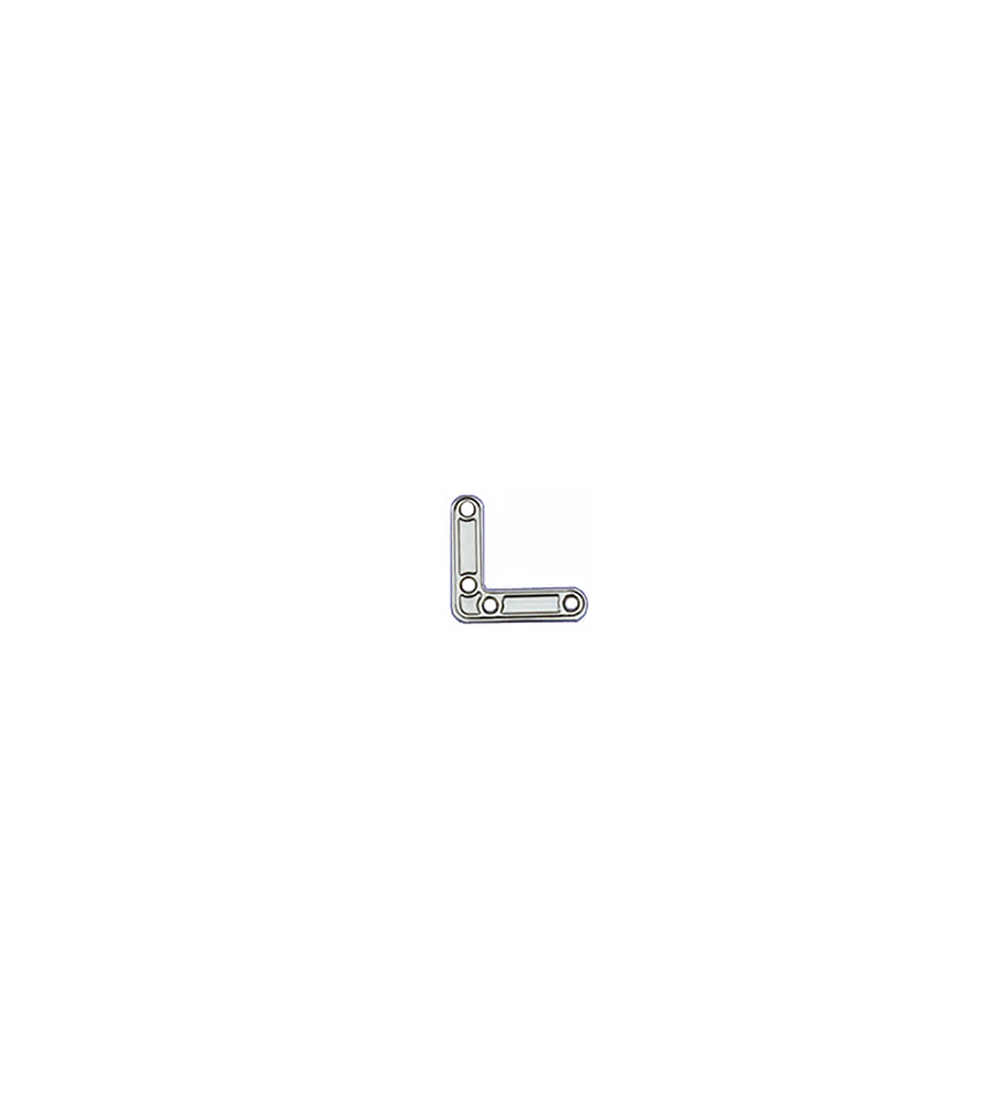 ANGOLI DI RINFORZO INOX 50 X 50 X 15 MM. - 4 PZ.