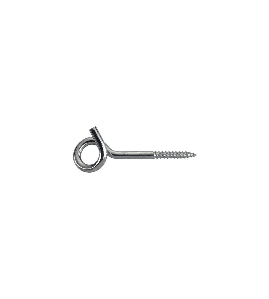 GANCIO CON ANELLO FILETTO PER LEGNO 10 X 160 - 1 KG.
