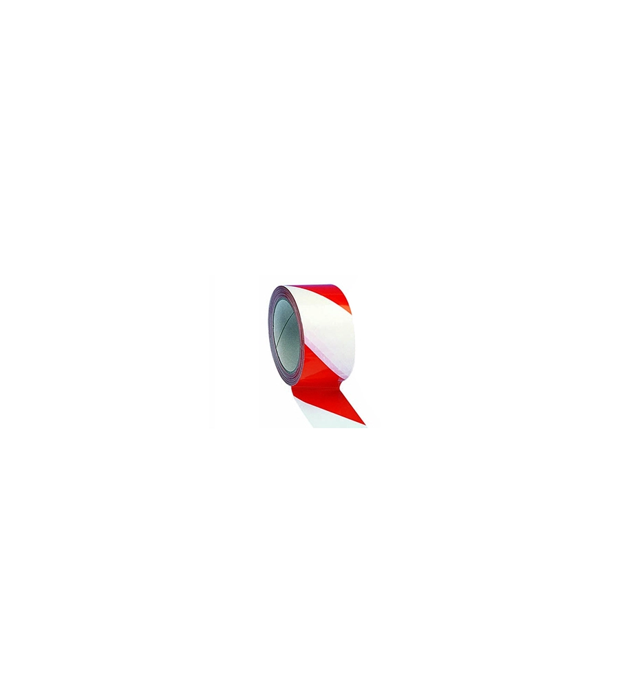 NASTRO SEGNALETICO - 200 MT. - BIANCO/ROSSO
