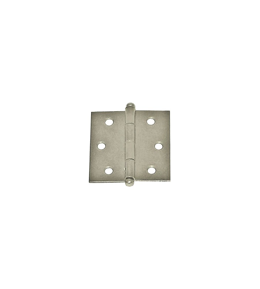CERNIERE POMOLI SFERICI - 40 X 40 MM. IN FERRO NICHELATO - 2 PZ.
