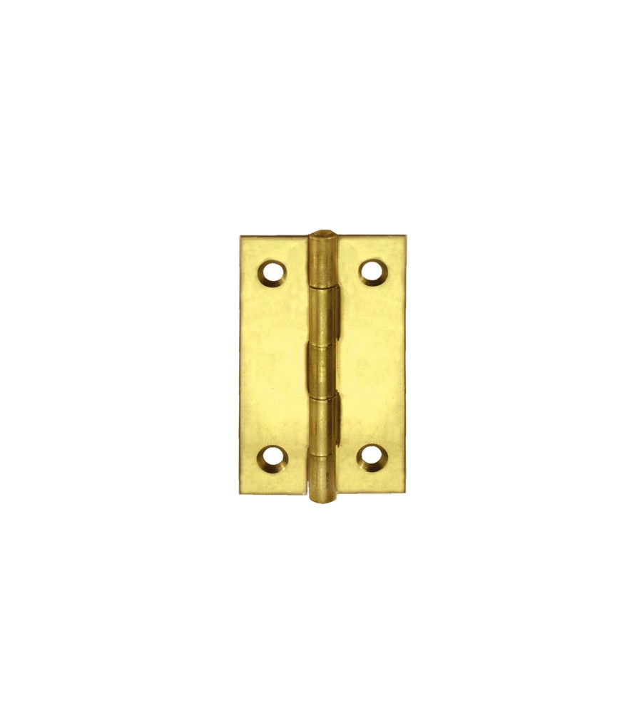 CERNIERE PER COFANETTI - 10 X 16 MM. - OTTONATO - 10 PZ.