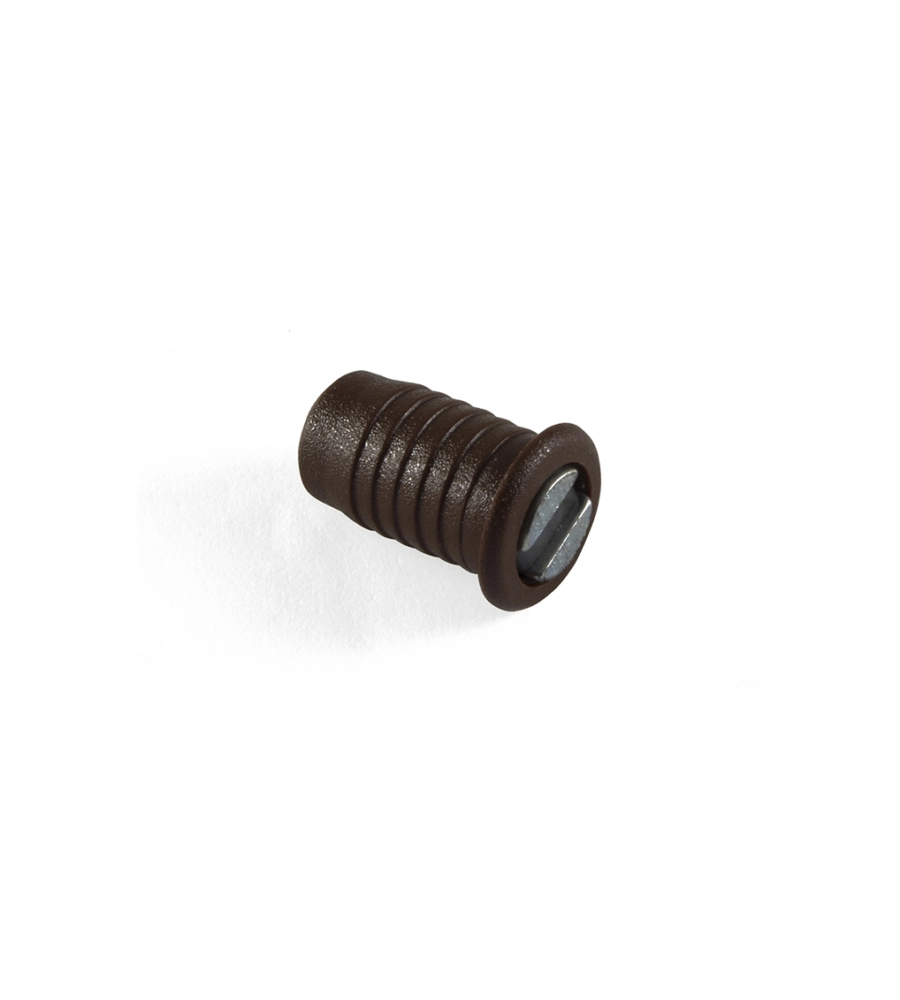 CHIUSURE MAGNETICHE AD INCASSO - Ø 12 MM. - MARRONE - 4 PZ.
