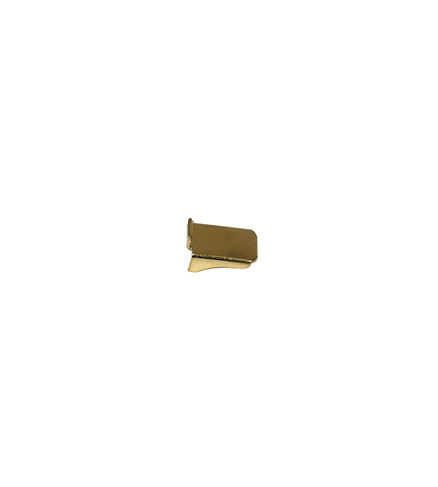 REGGIMENSOLE PER CREMAGLIERA L. 12,5 MM. - OTTONATO - 16 PZ.