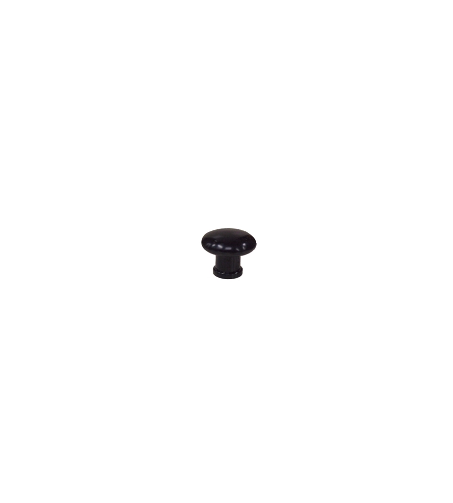 POMOLO IN PLASTICA - Ø 32 MM. - NERO