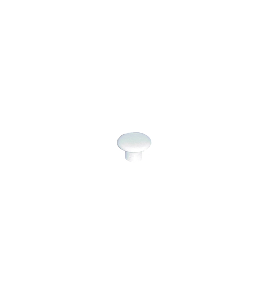 POMOLO IN PLASTICA - Ø 32 MM. - BIANCO