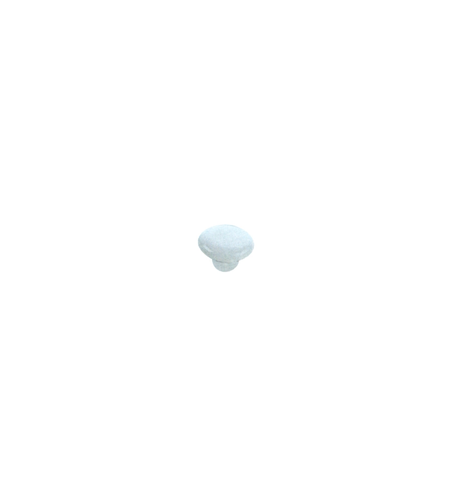 POMOLO IN PORCELLANA OVALE BIANCO