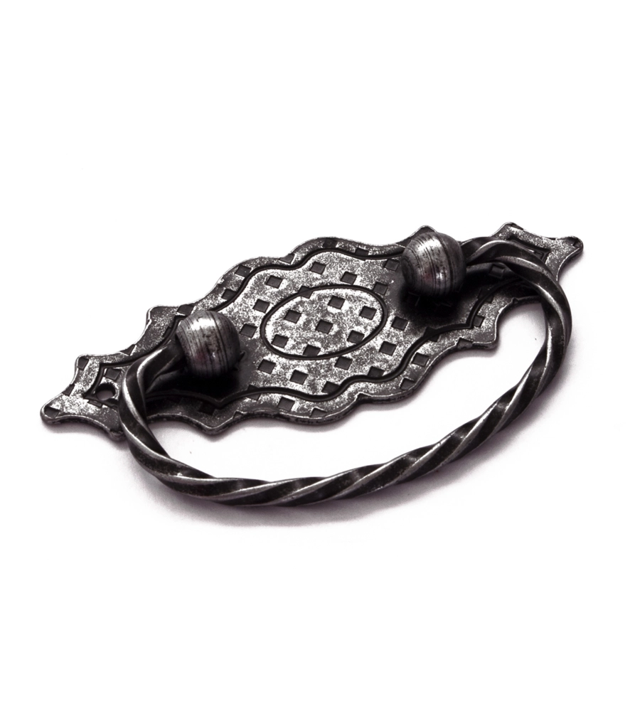 MANIGLIETTA MARTELLATA - 102X38 MM. - MARTELLATO