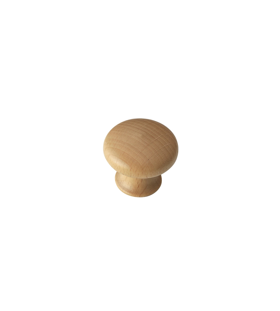 POMOLO IN LEGNO - Ø 27 MM. - FRASSINO
