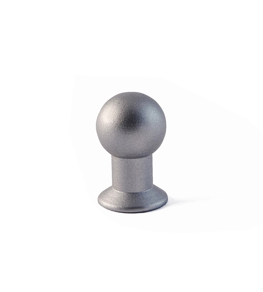 POMOLO IN OTTONE - Ø 14 MM. - ORO LUCIDO