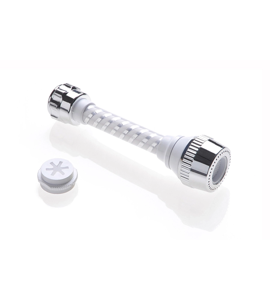 ROMPIGETTO UNIVERSALE BIFLEX IN PLASTICA, CON ADATTATORE MASCHIO-FEMMINA