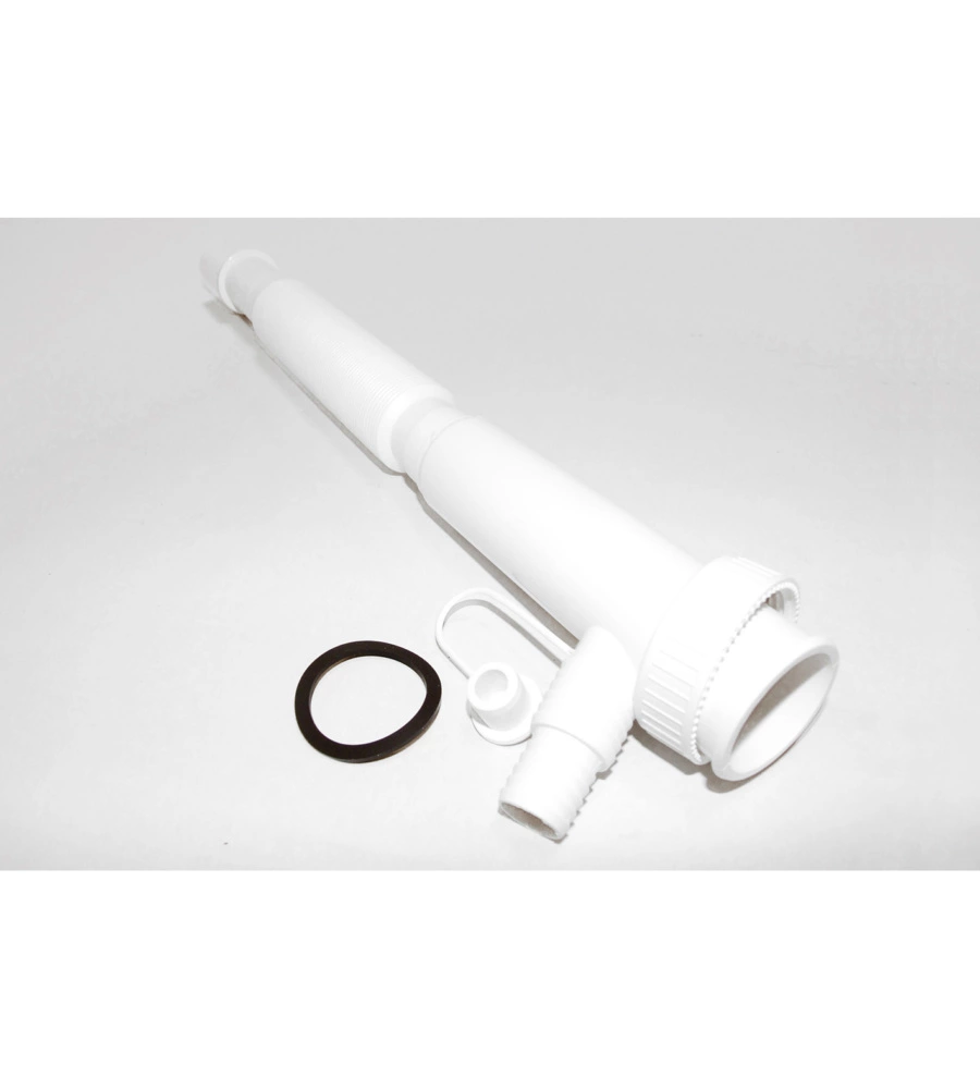 SIFONE ESTENSIBILE CON ATTACCO LAVATRICE 1/2 X 32 - 40 MM., PER CUCINA