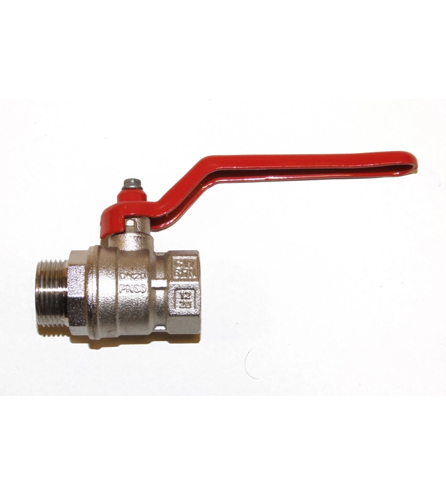VALVOLA A SFERA CON LEVA MASCHIO - FEMMINA 3/4"