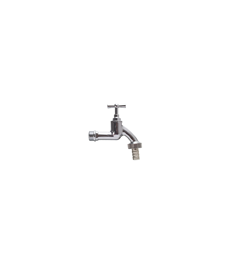 RUBINETTO PER GIARDINO OTTONE CROMATO 3/4"
