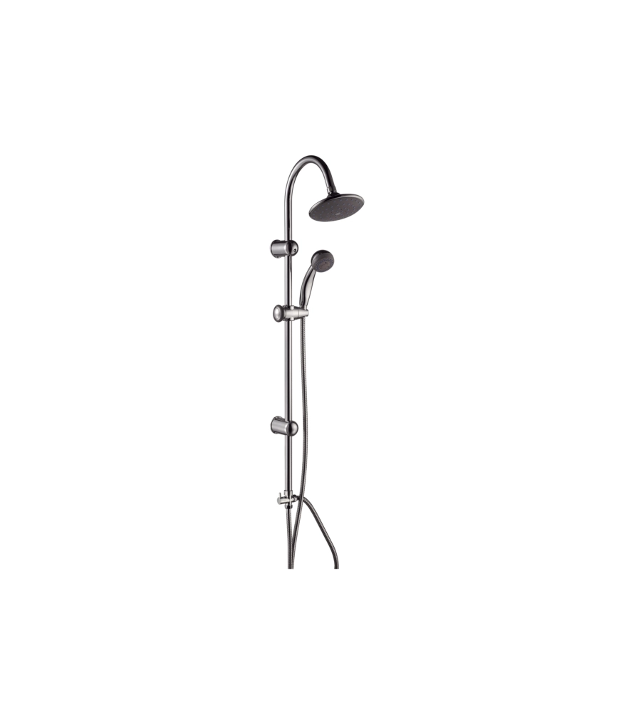 COLONNA DOCCIA MYRA CROMATA H101 CON SOFFIONE TONDO Ø 15