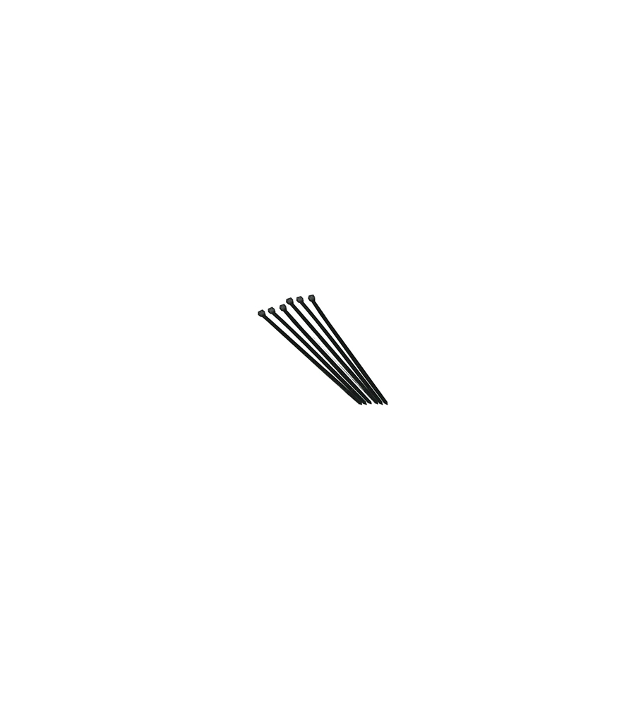 FASCETTE DI CABLAGGIO NERE 4,8 X 290 - 100 PZ.