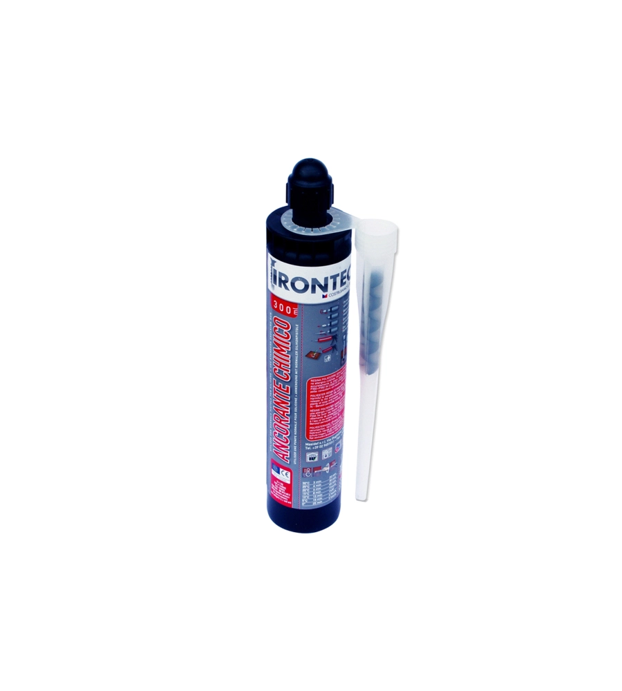 CARTUCCIA ANCORANTE CHIMICO BI-COMPONENTE POLIESTERE SENZA STIRENE 300 ML.