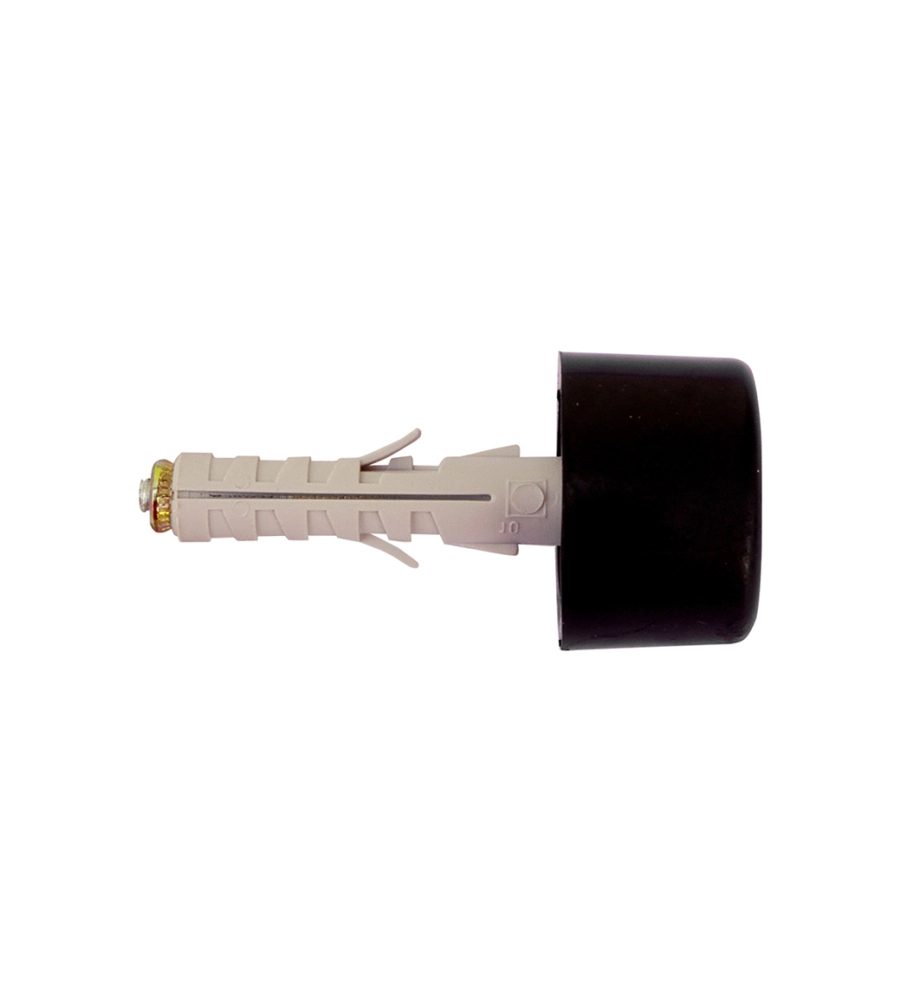 TASSELLO IN NYLON Ø 9 X 40 CON PARACOLPO IN GOMMA NERO 2 PZ.