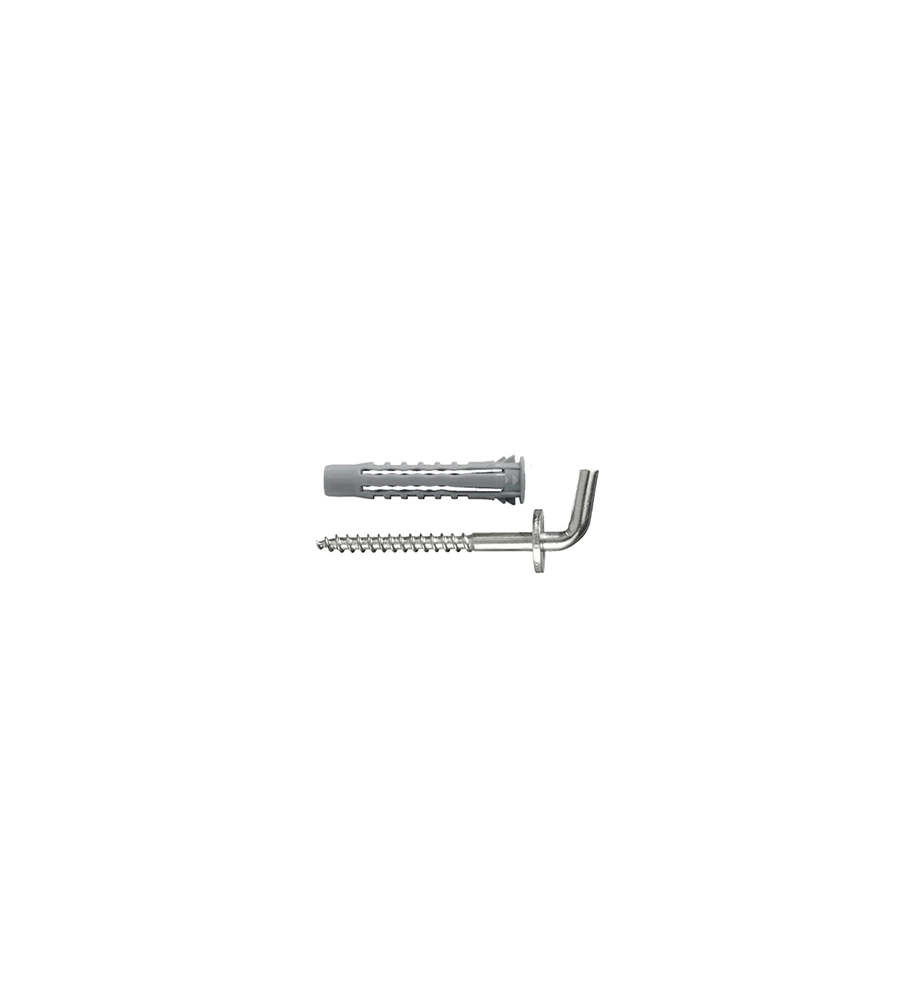 TASSELLI UNIVERSALI A 4 SETTORI Ø 6 X 30 CON GANCIO CORTO A VITE 25 PZ.