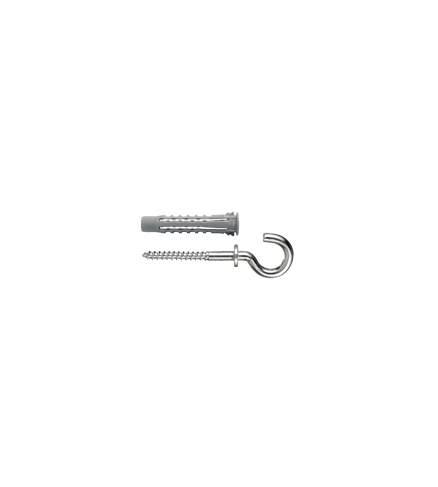 TASSELLI UNIVERSALI A 4 SETTORI Ø 6 X 30 CON OCCHIOLO APERTO 25 PZ.