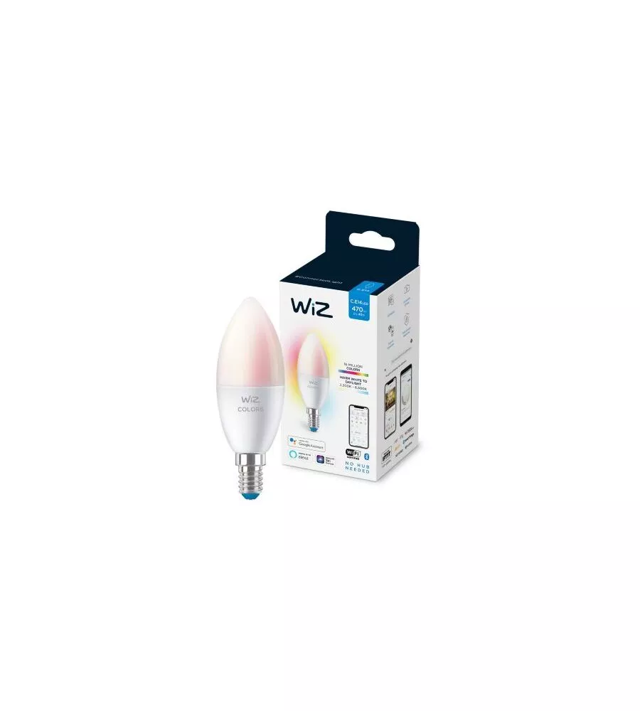 LAMPADINA SMART PHILIPS SMART LED OLIVA C37, 470 LM