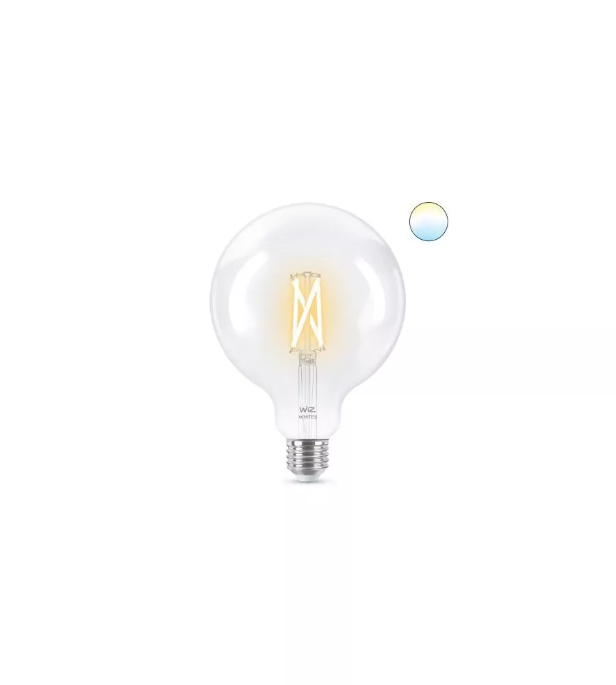LAMPADINA FILAMENT CHIARO SMART PHILIPS SMART LED G125, 806 LM