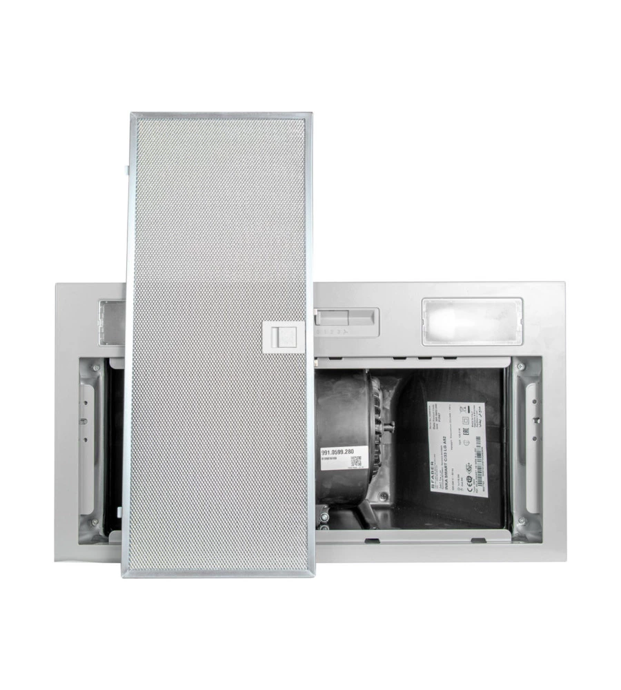 FABER INKA SMART C/33 NEW, CAPPA ASPIRANTE SOTTOPENSILE GRIGIA 52 CM