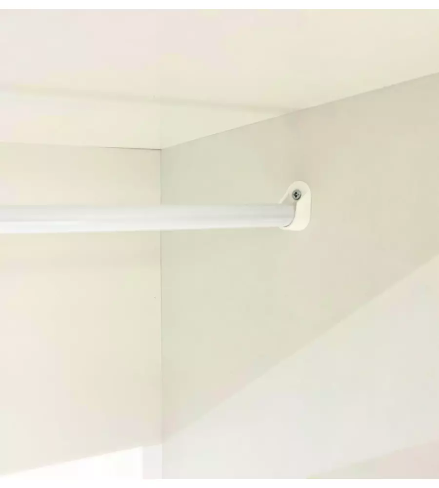 ARMADIO BIANCO A 4 ANTE, 160X52X207 CM