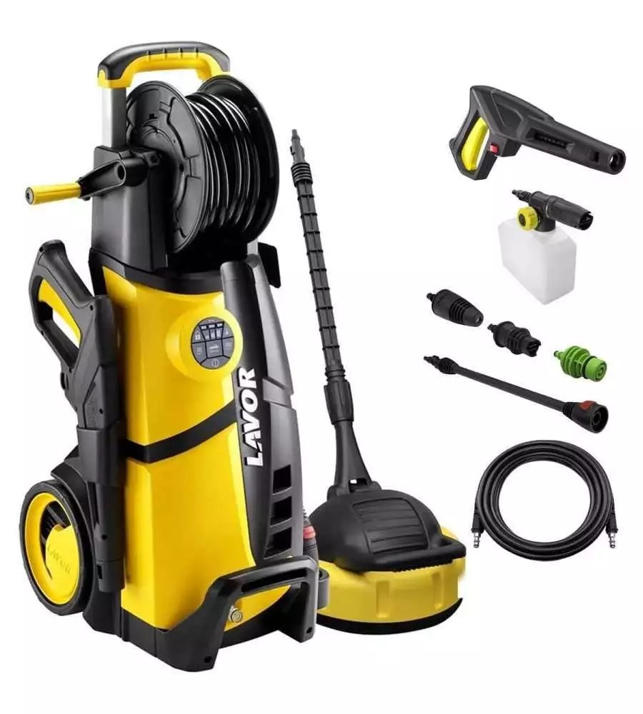 IDROPULITRICE ELETTRICA A FREDDO MULTIACCESSORIATA LAVORWASH "LVR4 PLUS 160 DIGIT" 160 BAR 510 L/H 2500 W